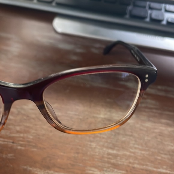 Oliver PeoplesLA Ashton brown eyeglasses with brown OliverPeoples LA case - Picture 17 of 17